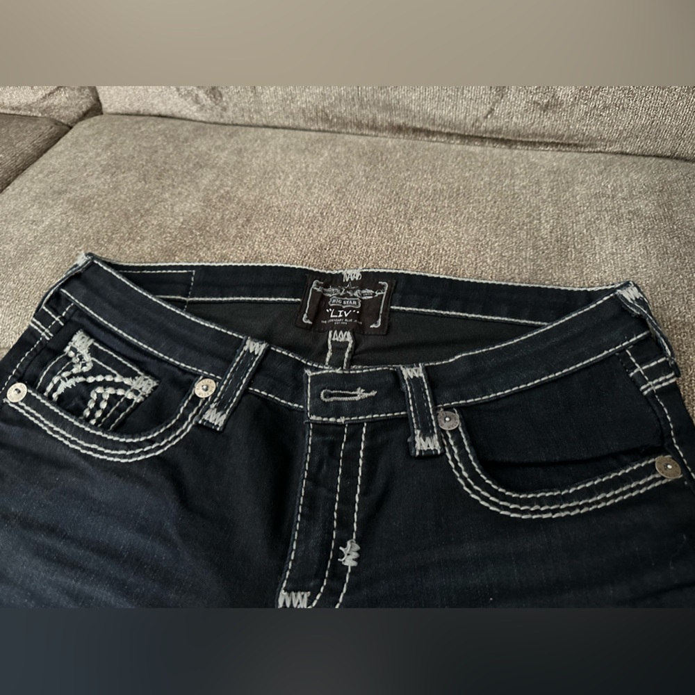 Vintage Collection “Big Star” ❤️ “LIV” Jeans  Size 32R - Picture 6 of 12